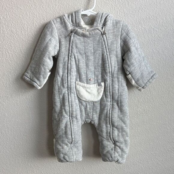 TARTINE ET CHOCOLAT Grey 18 Months One Piece - Picture 1 of 8